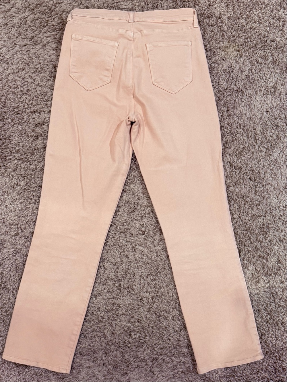 Women's Pink Straight-Leg Jeans